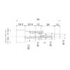 1.25mod Gear Rack 670mm/1400mm right helical and Pinion Shaft left hand 96mm/124mm for Engraving machine cnc parts