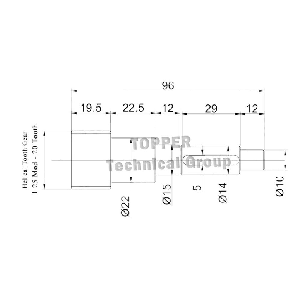 1.25mod Gear Rack 670mm/1400mm right helical and Pinion Shaft left hand 96mm/124mm for Engraving machine cnc parts