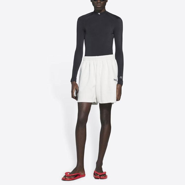 Balenciaga Political Campaign FW21 Casual Shorts Men's White 641608TKVI99084