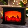 Fireplace Lantern Light Table Ornament Effect LED Fire Lamp Home Decoration for Shop