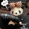 Car Interior Decoration Ornaments Car Mounted Gear Guard Decoration Panda Doll 2024 New Turn Signal Wiper Cartoon Doll