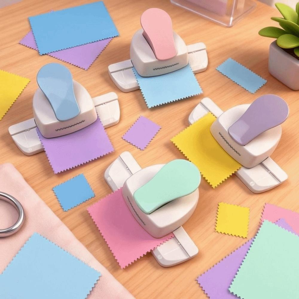 3.3cm Stamp Border Punch Labor Saving Toothed Puncher Embosser Stamp Shape Hole Punch Scrapbooking