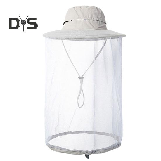 Шляпа с москитной сеткой для мужчин и женщин с широкими полями, защита от солнца, панама с вуалью, защита от насекомых для рыбалки, пешего туризма