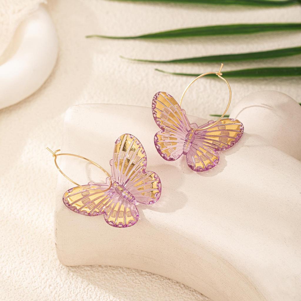 Colorful Butterfly Fairy Earrings: Cute, Unique Design for Daily Wear