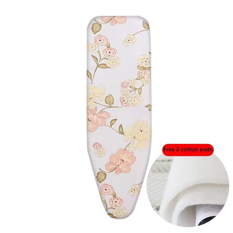 1 комплект чехлов и подкладок для гладильной доски класса люкс, в комплект входят 2 ватных диска (Гладильная доска в комплект не входит.)