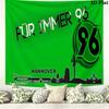 Hannover 96 Logo Wall Tapestry Aesthetic Wall Hanging Printed Fabric Blanket Decorative Tapestries for Bedroom Living Room Home Decor