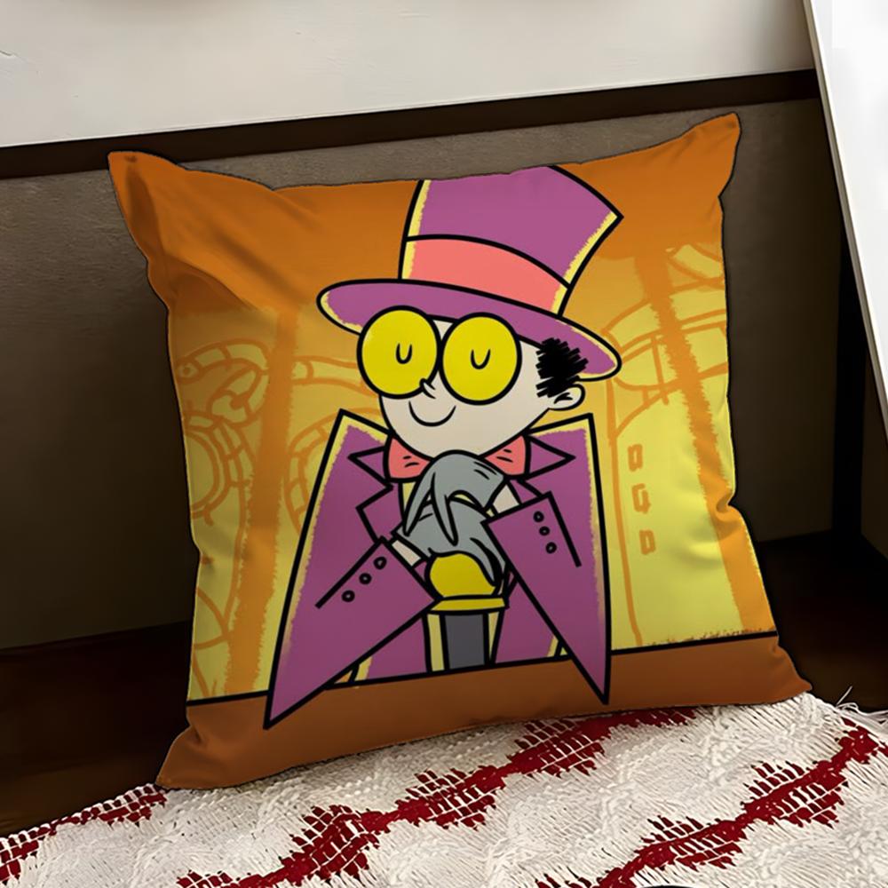 Cool Cartoon SSuperjail Cushion Cover Reversible Soft Durable Pillow Cover Home  Car MultiScene Use for Daily Comfort