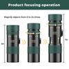 APEXEL Portable Monocular Telescope 8X24X Zoom BAK4 Prism FMC Lens with Smartphone Holder & Tripod