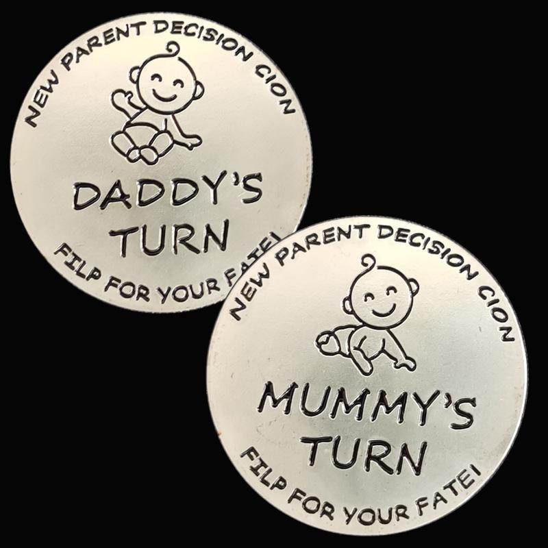 Children's Challenge Coins, Parental Decision Coins, Fun Game Coins, Metal Commemorative Coins, Creative Gifts, Toys, Tooth Fairy Coins