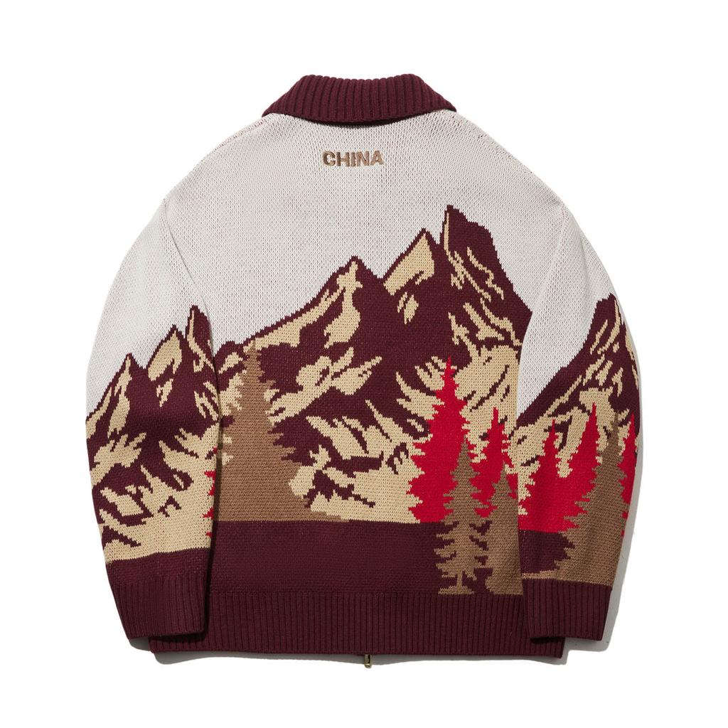 Li Ning Неделя моды в Милане Ретро Спортивная Серия Повседневная Универсальная Вязаная Куртка Мужские Куртки AMBW221-1