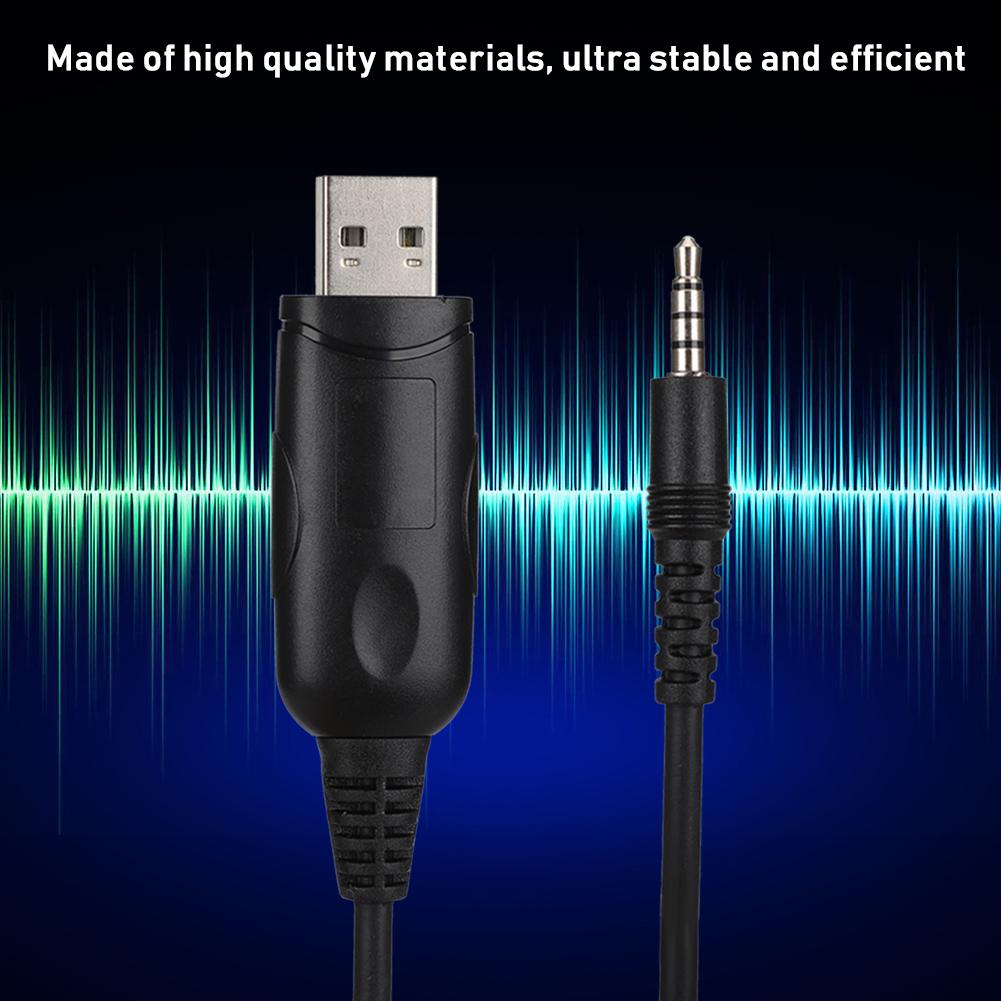 HT1000 USB-кабель для программирования, линия передачи данных для двусторонней радиосвязи BAOFENG UV3R Walkie Talkie