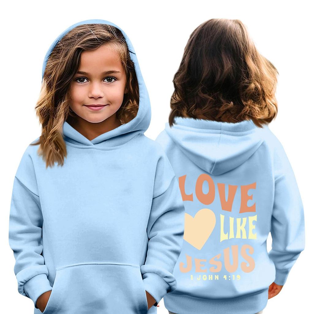 Детская толстовка с капюшоном для мальчиков и девочек, модная принтованная толстовка с длинными рукавами и карманом