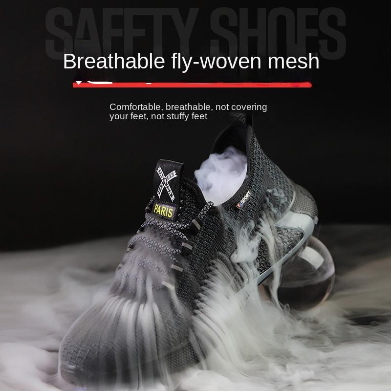 Обувь для страхования труда, легкая и удобная стальная сумка-чехол, ударопрочная, устойчивая к проколам, износостойкая защитная обувь