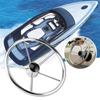 15 1 2in 5 Spoke 10 Degree Steering Wheel Stainless Steel Marine Boat Accessories