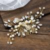 Pearls Rhinestone Leaves Wedding Hairstyles Jewelry Bridal Tiaras Hairbands  Girls