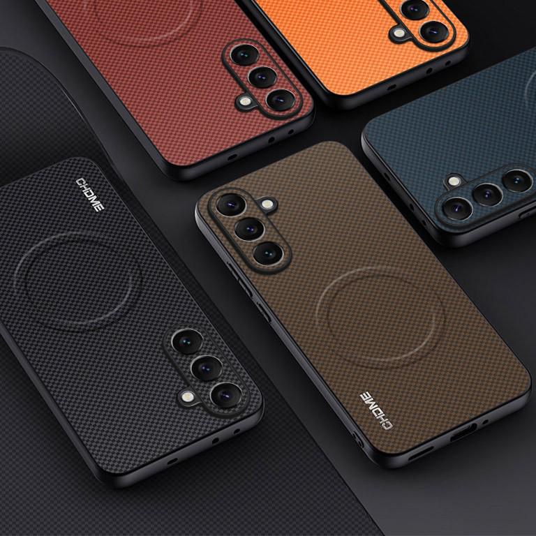 Совместимо с Samsung S26 Ultra и S25 Edge/FE: Новый магнитосодержащий противоударный чехол для телефона с текстурой