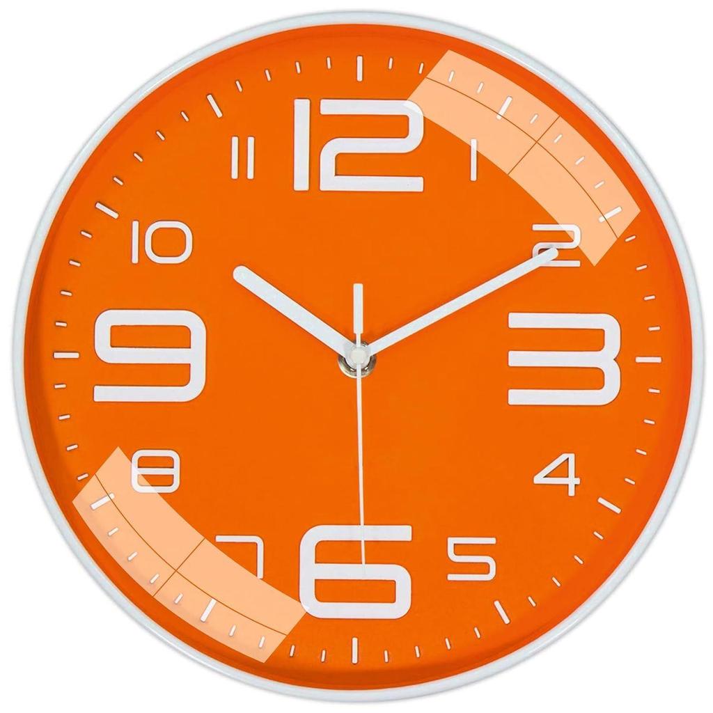 Настенные часы 12" Бесшумные Кварцевые Декоративные Новейшие Настенные часы Бесшумные Классические часы Работающие от батарейки Круглые Легко читаемые для комнаты/дома