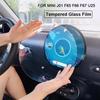 Защитная пленка из закаленного стекла для автомобильной GPS-навигации для MINI Cooper S F66 F65 F67 U25 Countryman J01 EV SE 2024 2025 Автомобильная наклейка