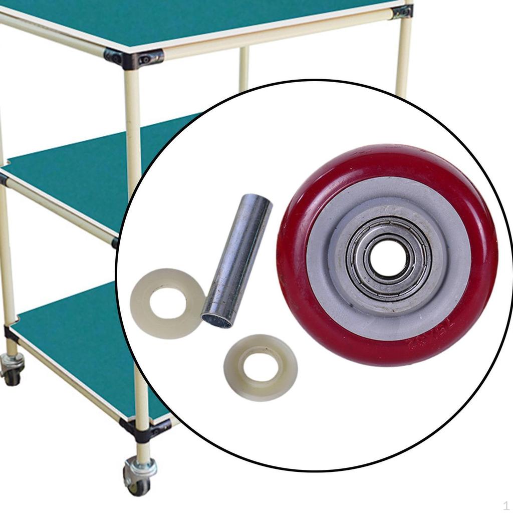 Опорное колесо Подшипники Ремонтная пластина Ролики Полиуретан Поворотные для верстака