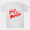 Футболка женская High On Stress Harajuku Print Kawaii футболка летняя с коротким рукавом женская футболка топ футболка