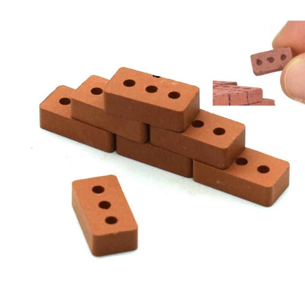 Durable Real Mini Bricks Model Small Simulation Mini Brick Model  Dollhouse Accessories