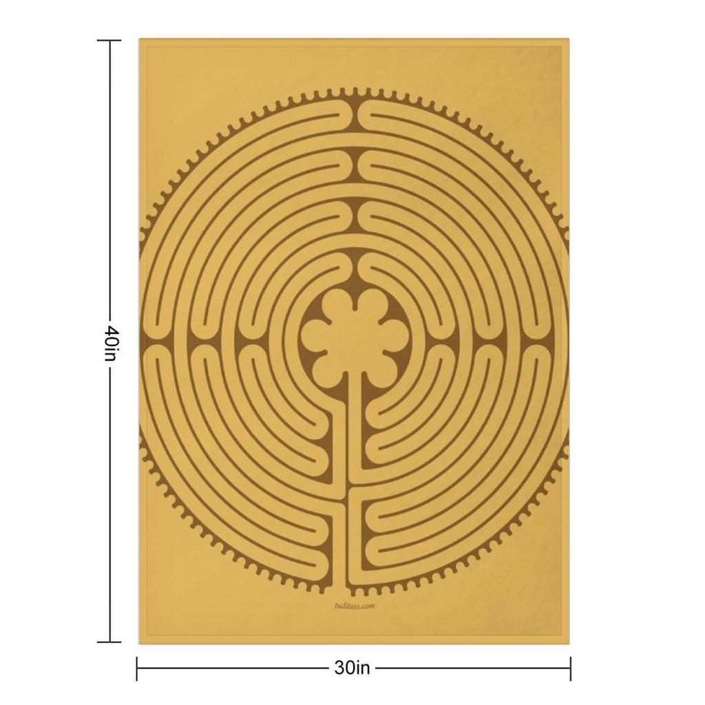 Плед с лабиринтом Шартра пледы и и Пледы Для кровати пледы и покрывала Милый Клетчатый