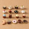 5 шт. Милые Подвески в виде Кофейных Чашек, Пирожных, Шоколада, Пончиков для Изготовления Серёг, Ожерелий, DIY Аксессуары для Бижутерии