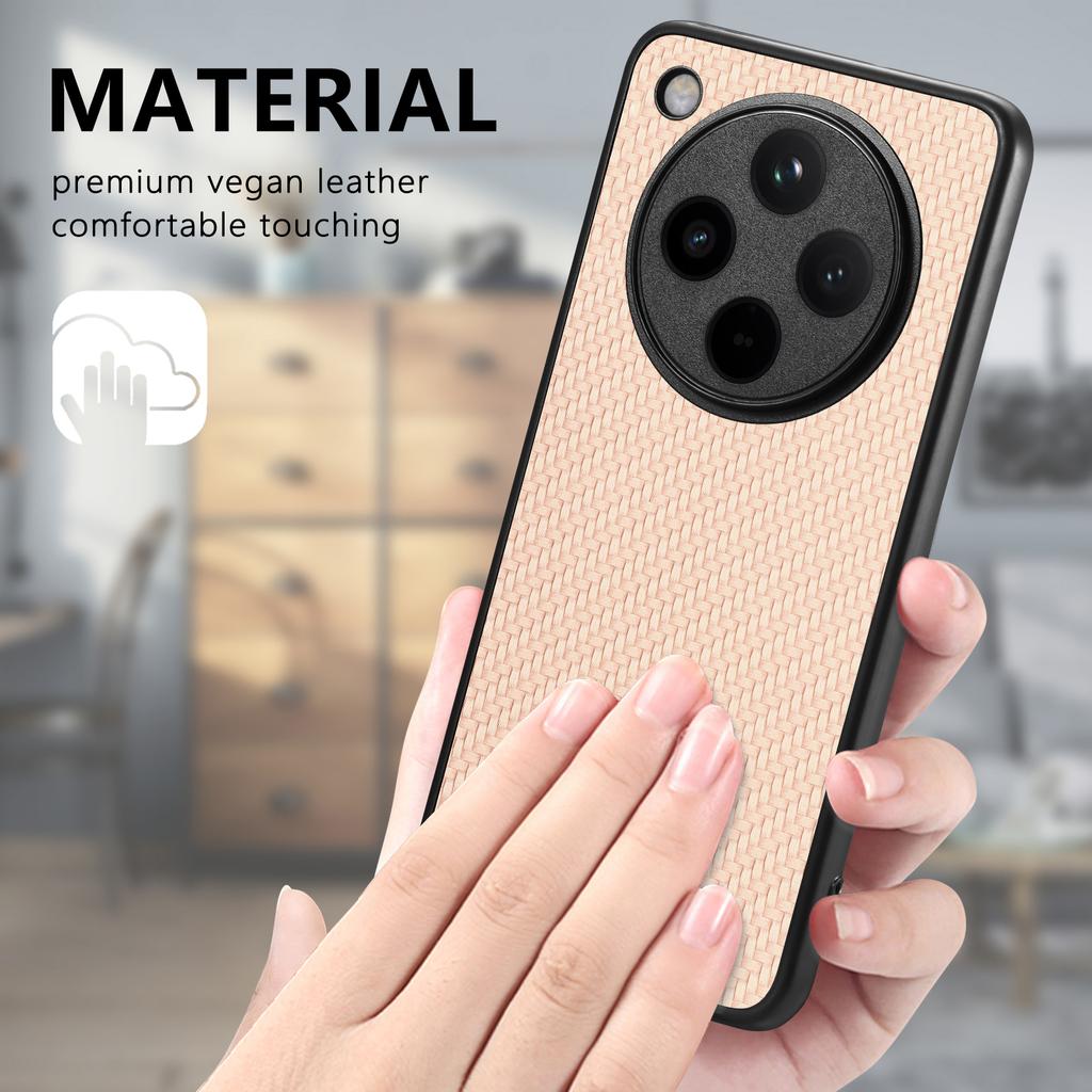For Oppo Find X8 Pro 5G Case Carbon Fiber Texture PU+PC+TPU Phone Cover