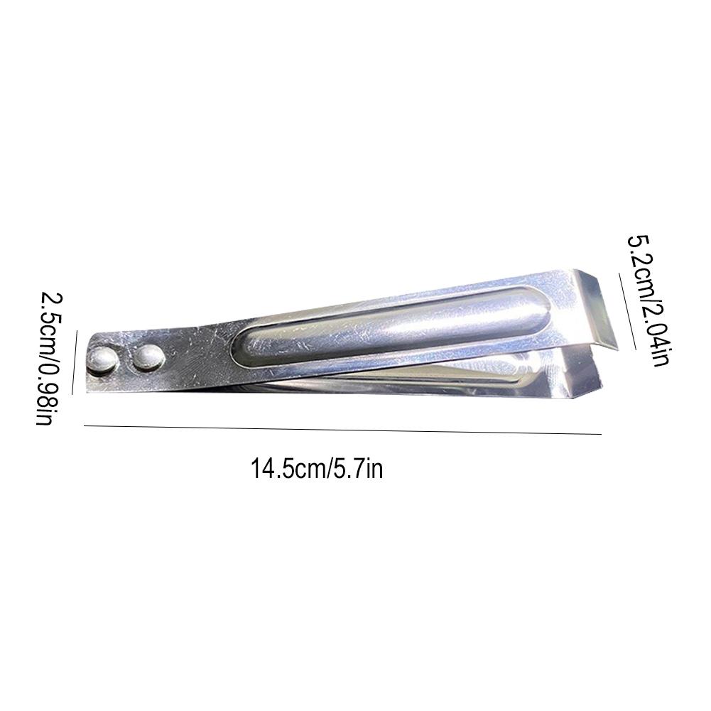 1 шт., нержавеющая сталь, чеснокочистка, быстрая очистка чеснока, зажим для выщипывания свиной шерсти, ручные пинцеты, гаджеты, кухонные принадлежности