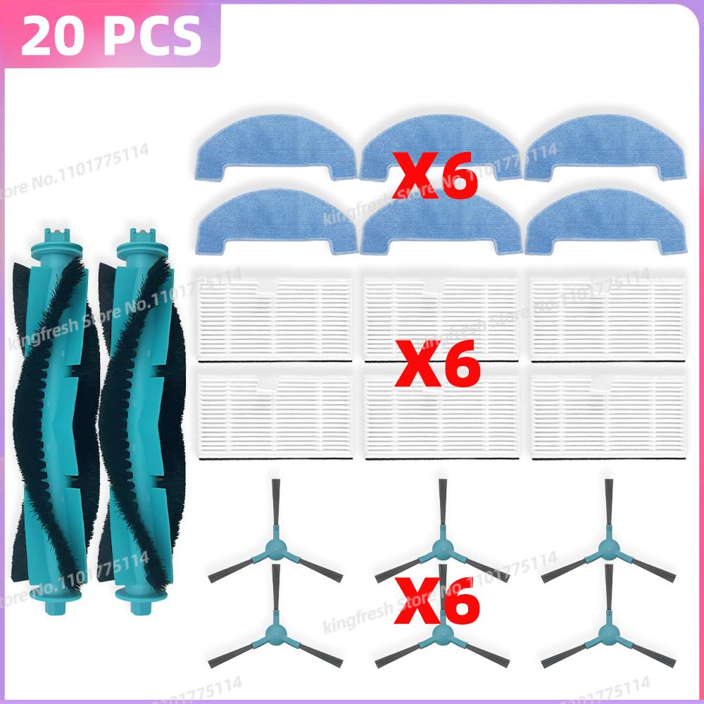 Compatible For Cecotec Conga 7690 Immortal Max Vacuum Parts Main Roller Side Brush HEPA Filter Mop Cloth Dust Bag Accessories
