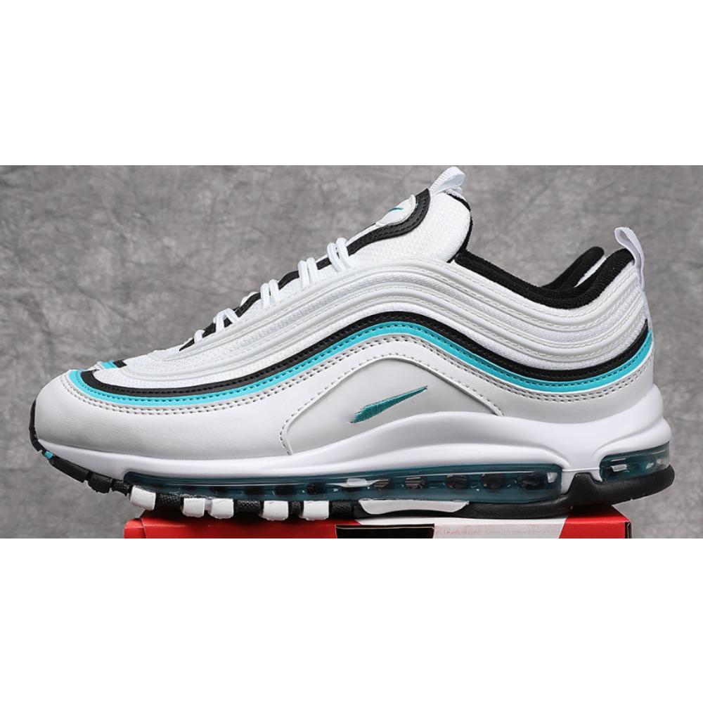 Bullet Men's Shoes Reflective Retro Running Shoes Full Palm Air Cushion Shoes Women's White and Black Trend Casual Sports Shoes