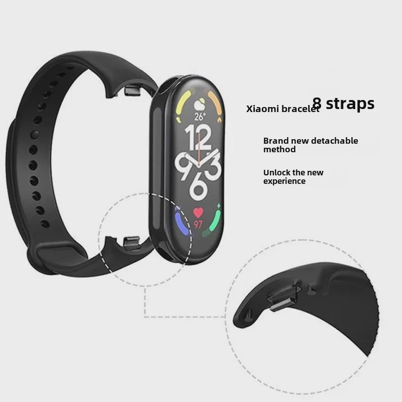 Совместимый быстросъемный ремешок для смарт-браслета Xiaomi Mi Band 9/8 NFC