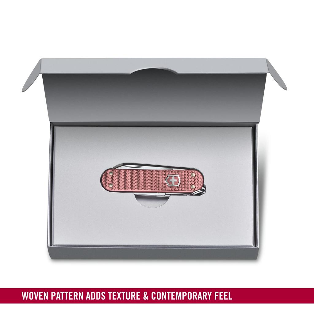 VICTORINOX Classic Precious ALOX Collection Gentle Rose швейцарский армейский нож многофункциональный нож для кемпинга с плоской отверткой