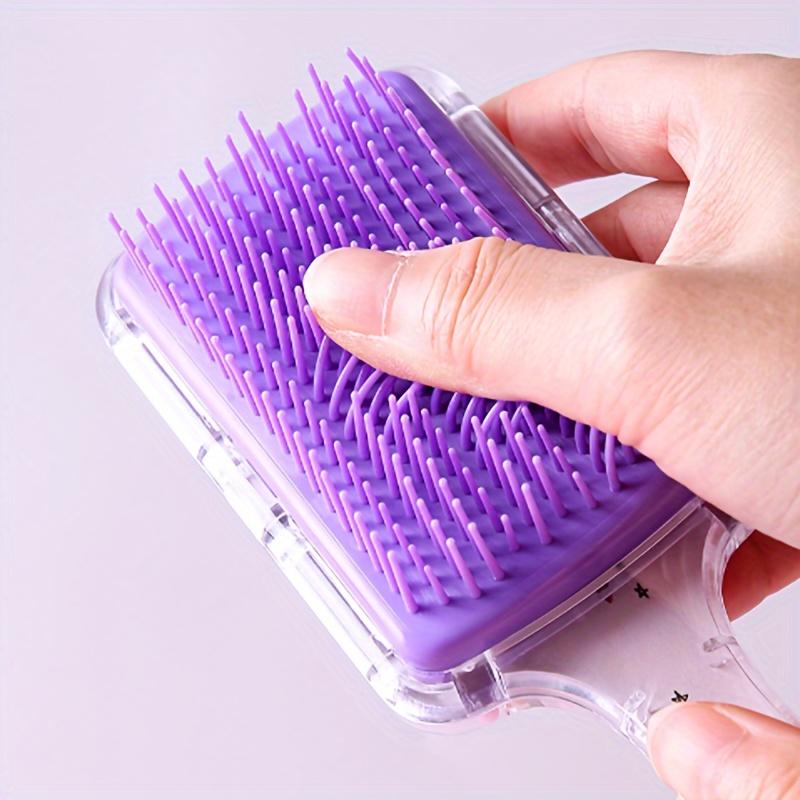 Щетка для волос в мультяшном стиле, массажная расческа для сухих и влажных волос, портативный инструмент для укладки волос