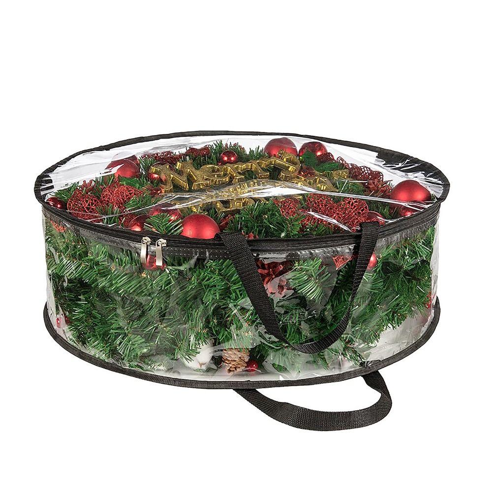 Home Organization Halloween Wreath Storage Container Xmas Seasonal Thanksgiving Holiday