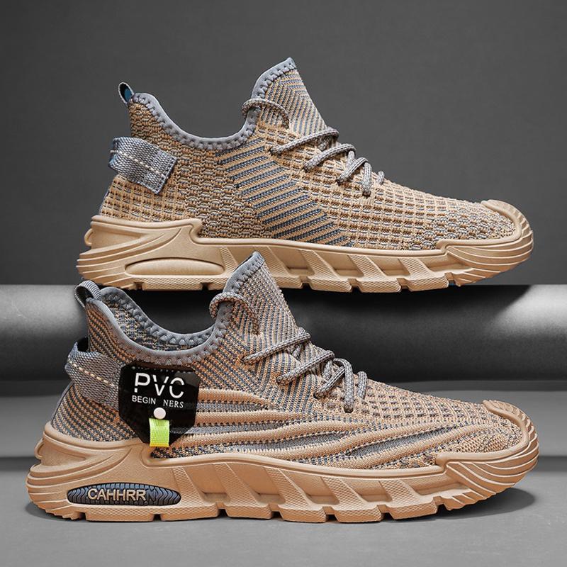 Модные повседневные кроссовки мужские кроссовки для бега уличные легкие дышащие сетчатые увеличивающие комфорт спортивные туфли для мужчин