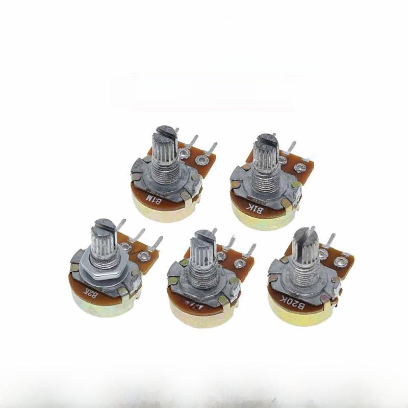 WH148 Потенциометр: 1К, 2К, 5К, 10К, 20К, 50К, 100К, 250К, 500К, 1М - 15ММ