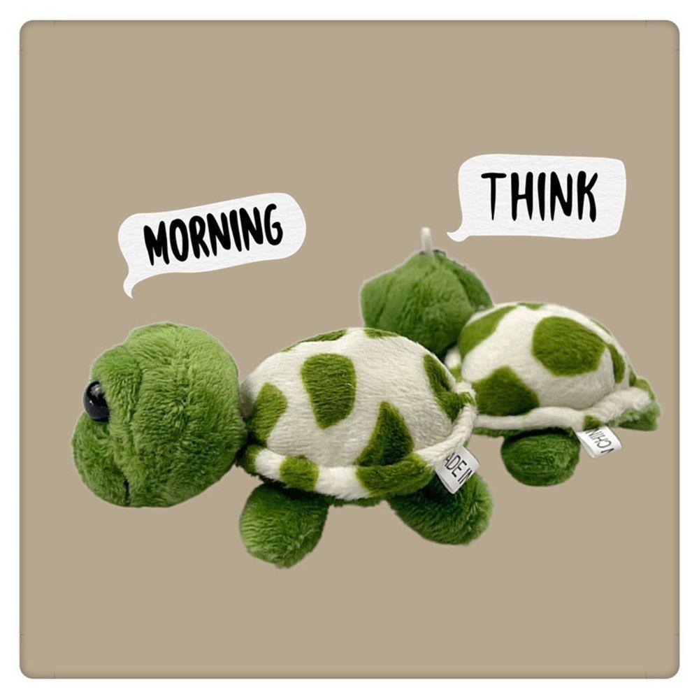 Car Keychain Mini 7cm/10cm Turtle Doll Keychain Plush Key Ring Auto Animal Keychain Turtle Pendant