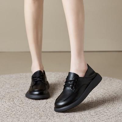 Кожаные маленькие белые туфли, женские туфли с мягкой подошвой, туфли Doudou для двоих, женские туфли с одной педалью, мокасины, удобная плоская подошва