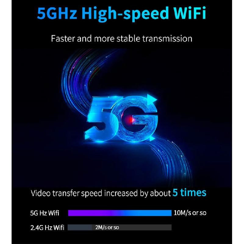 12-дюймовая IPS-камера переднего вида 4K с сенсорным экраном, видеорегистратор - Поддерживает беспроводной Carplay/Android Auto с G-сенсором и FM-передатчиком