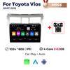 Navifly Wireless Carplay Android Auto Car Radio Video Player для Toyota Vios Yaris 2007 2008-2012 WIFI GPS Stereo 2Din Head Unit