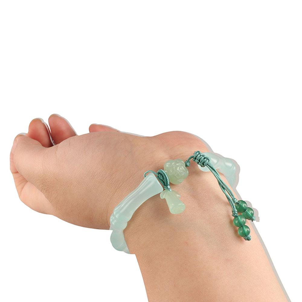 58mm White Moonlight Bracelet Trendy Chinese Ancient Bracelet Cold Hand Ornaments Friend Gift
