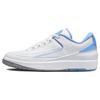 Мужские кроссовки Air 2 Retro Low UNC белые университетски-синие цементно-серые DV9956-104