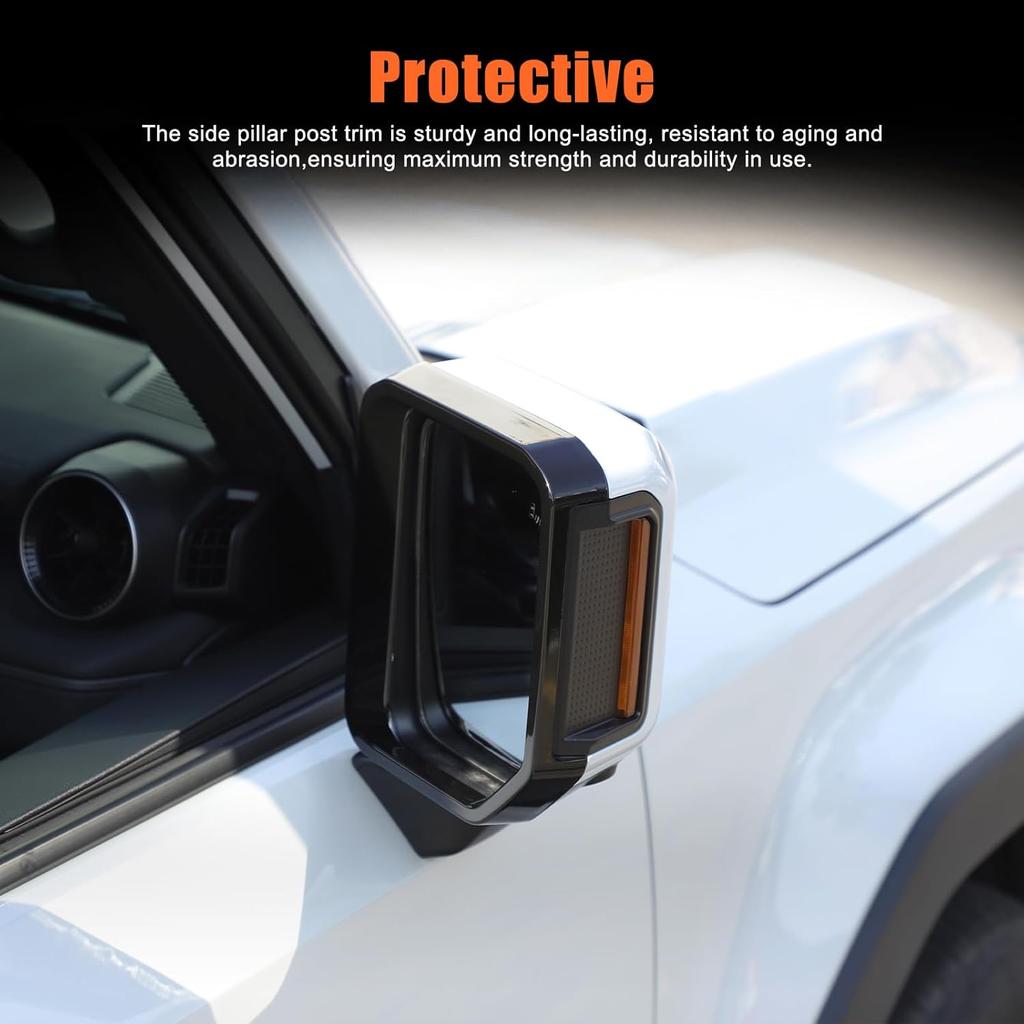 Козырек от дождя для зеркала заднего вида, совместимый с Toyota Land Cruiser Prado 250 J250 LC250 2024 2025, аксессуары