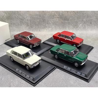 Литой под давлением масштаб 1/43 LADA BA3 2101 Модель автомобиля из сплава Сувенир Статические декоративные элементы Коллекция транспортных средств EVR43 Праздничные подарки Игрушка