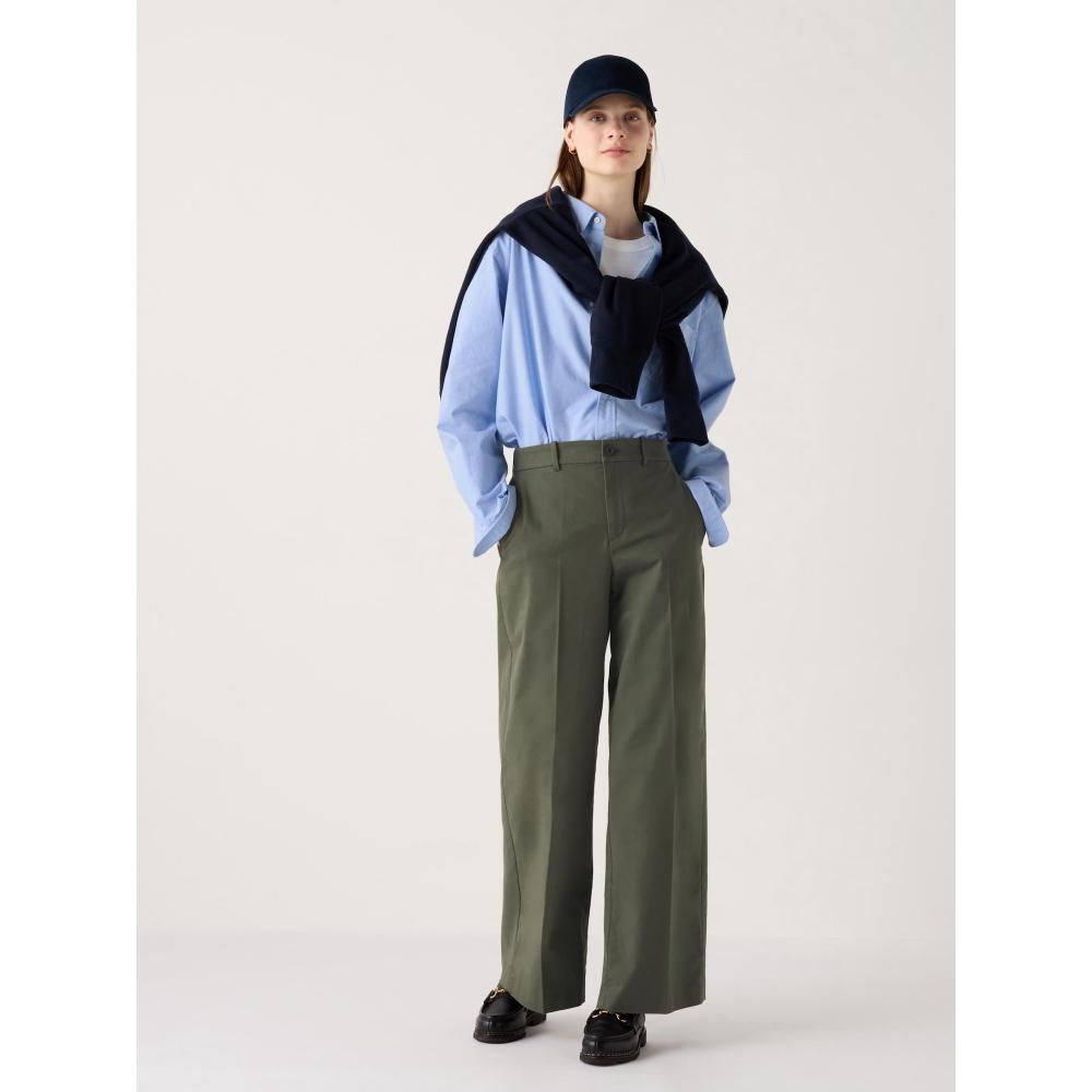 Uniqlo Японские широкие брюки-чиносы, длинные