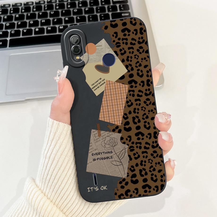 Moon Night Gothic Style Phone Case For Itel P33 Plus P33+ Back Cover Soft Silicone Bumper Coque ITELP33 P 33 Capa