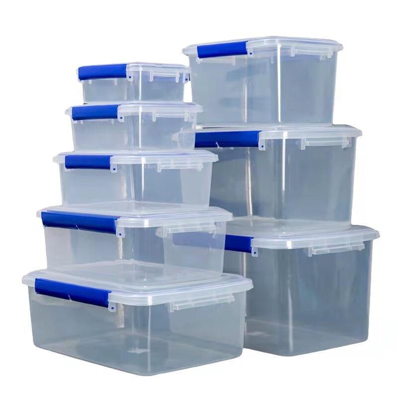 Meichu 5.5L Rectangular Plastic Food Storage Container with Lid
