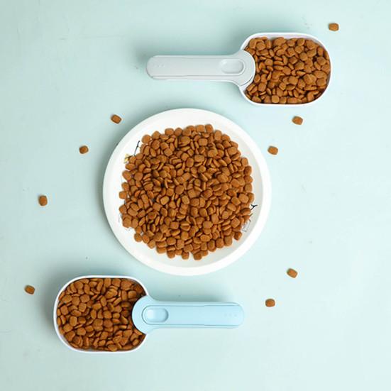 Лопата для корма для домашних животных, высокая прочность, удобная ручка, портативная ложка для кормления домашних животных с уплотнением