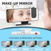 7.4 Inch Led Digital Projector Snooze Clock Acrylic Mirror Double Alarm Clocks Projection Wakeup